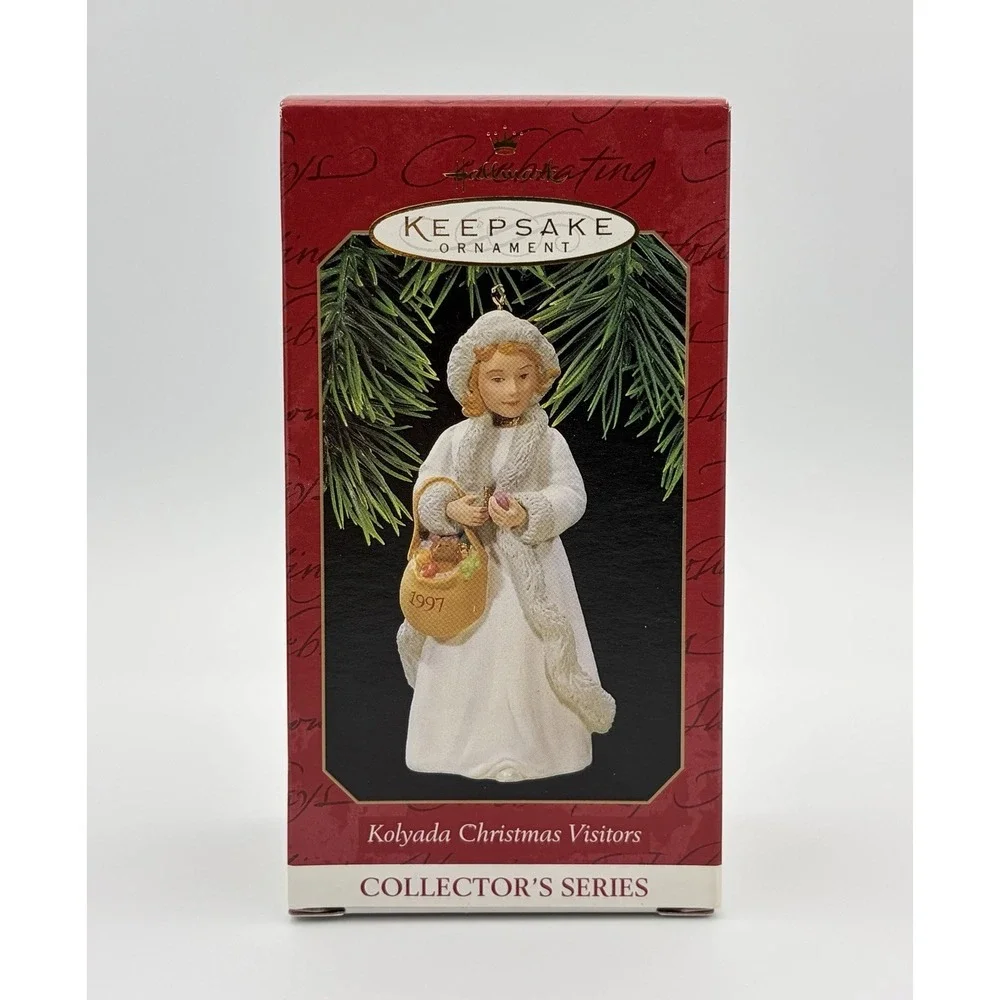 Hallmark Keepsake Ornament Kolyada Christmas Visitors 1997 Russia 3rd QX6172 VTG